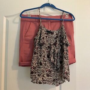 American Eagle outfitters medium top and loft outlet skinny Bermuda eight petite